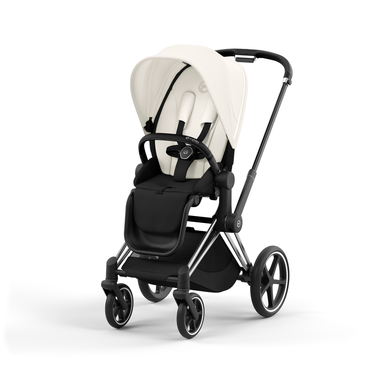 Cybex - Priam Chrome Black Frame with Seat Pack